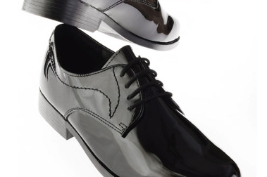 'Genoa' Black Shoes Tuxedo Accessories