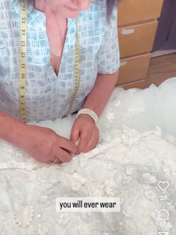 Custom gown